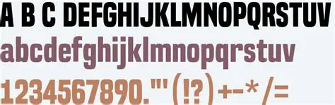 Unique Features of Built Font