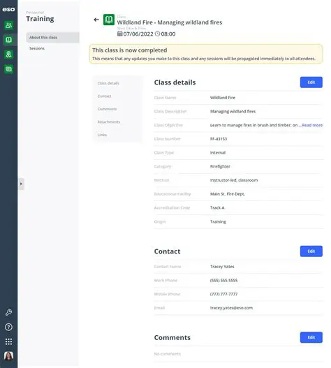Update Class Documentation