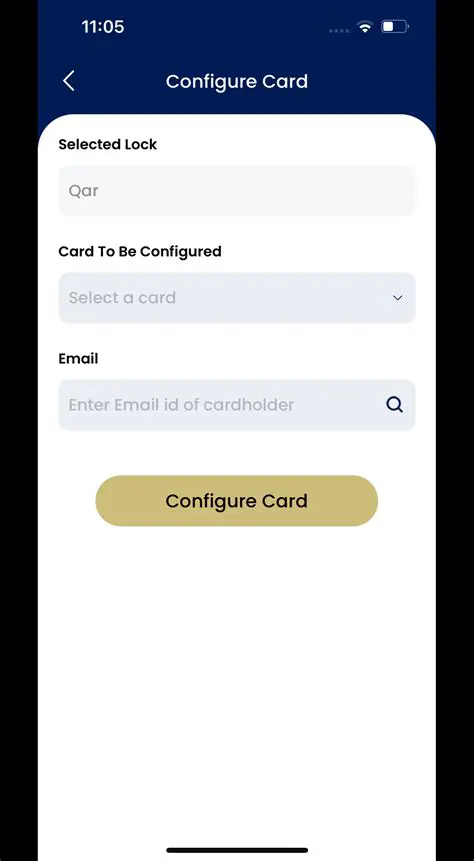 Update the card configuration
