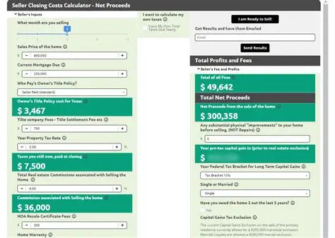 Use a closing cost calculator