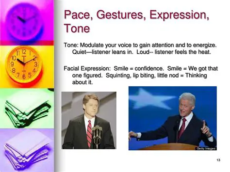 Use different tone and pace