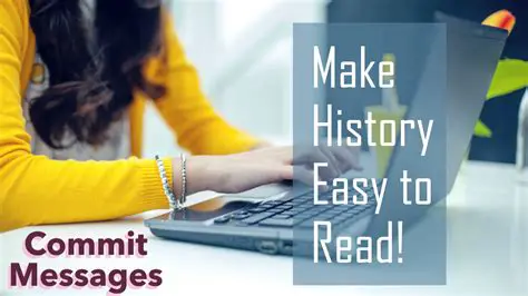 Use meaningful commit messages