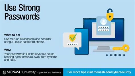 Use strong passwords and authentication