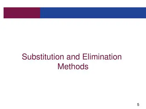 Use substitution or elimination methods