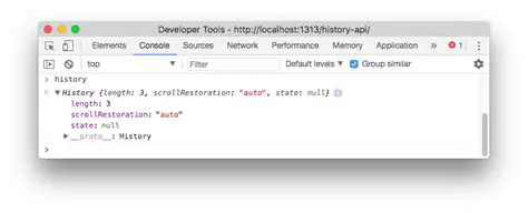Use the Browser History API