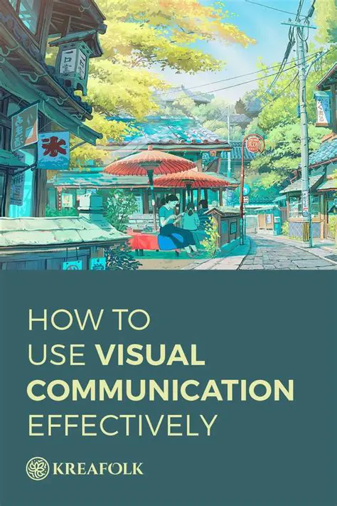 Use visual communication effectively