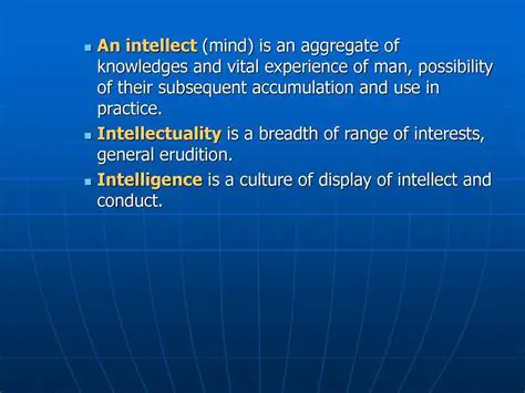 Use your intellect and reason