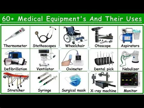 Used medical equipment and supplies