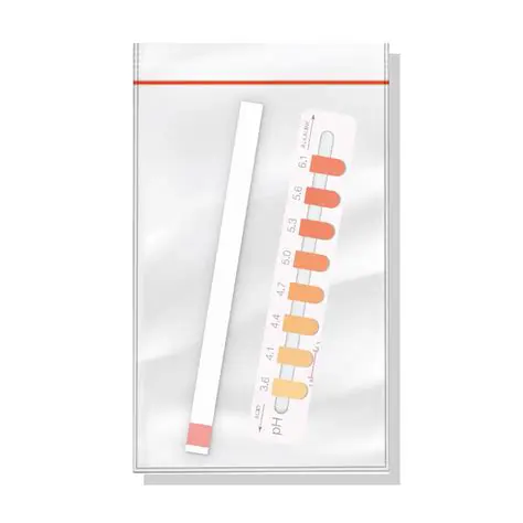 Using a pH indicator strip