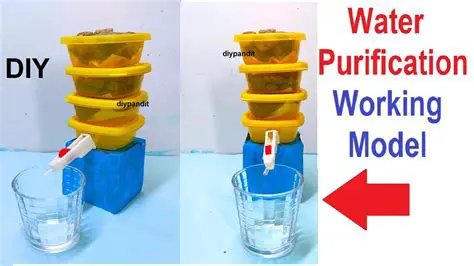 Using a water purification system