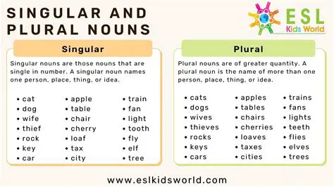 Using Articles with Plural Nouns