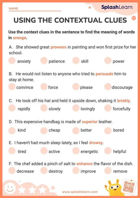 Using Context Clues to Determine the Meaning of Malleable