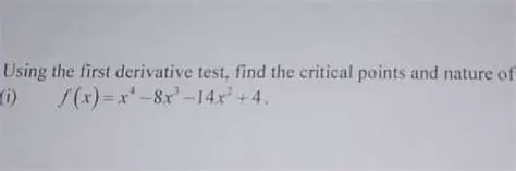 Using Higher Derivatives to Determine the Nature of Critical Points