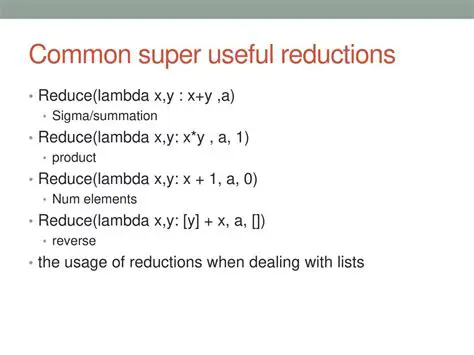 Using Lambda with Reduce Function