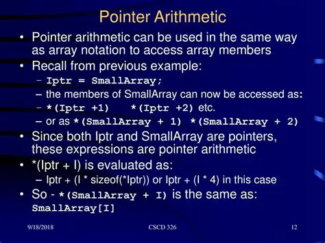Using Pointers to Identify Errors