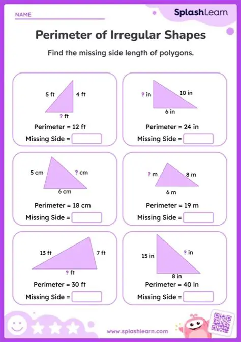 Using the Perimeter Formula to Solve for the Missing Side Length