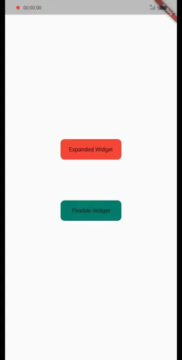 Using the Row and Expanded Widgets Together