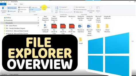 Using the Windows 10 File Explorer