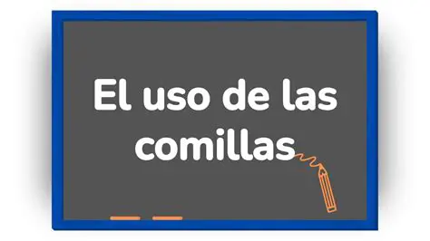 Uso de las Comillas para Citas