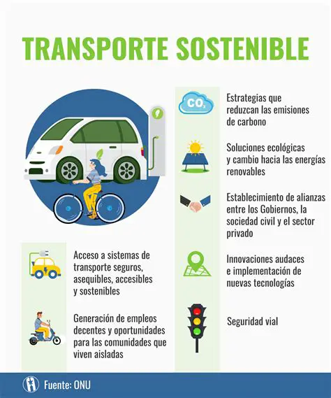 Uso de transporte sostenible