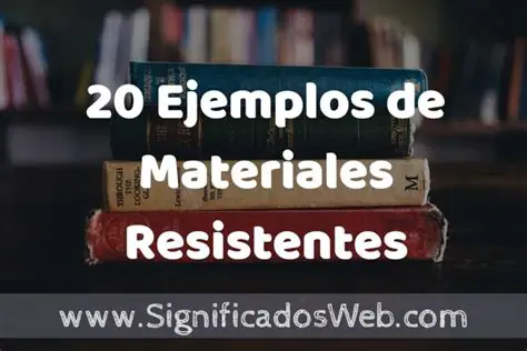 Utilizar un material resistente
