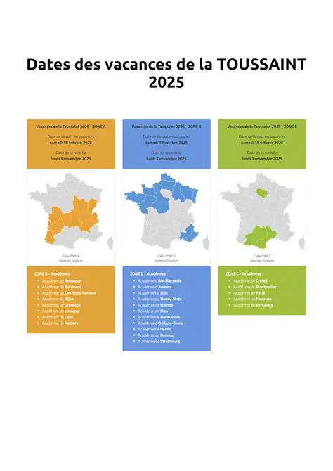 Vacances de la Toussaint 2025 : Dates, Idées et Préparatifs pour un Automne Mémorable