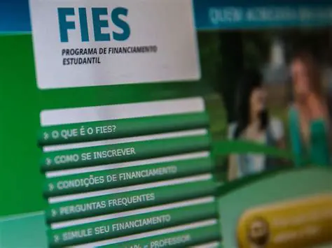 Valores de Financiamento do FIES