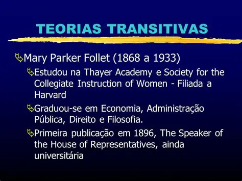 Vantagens da Teoria Transitiva
