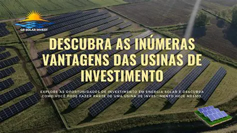 Vantagens das usinas solares
