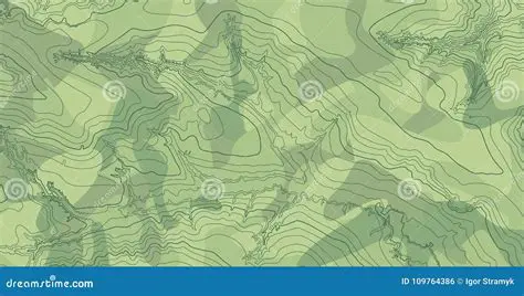 Vector Topographic Map Detail