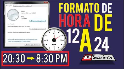 Ventajas del formato de hora 12 horas
