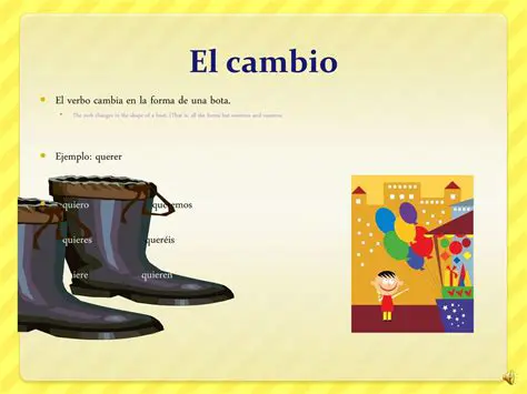 Verbos que cambian de forma