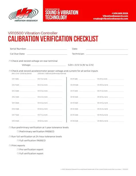 Verify Calibration and Zeroing