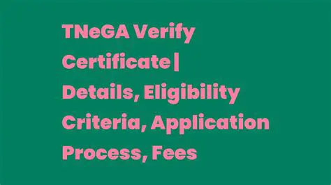 Verify Certificate Criteria