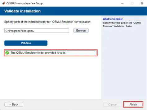 Verify the Qemu installation