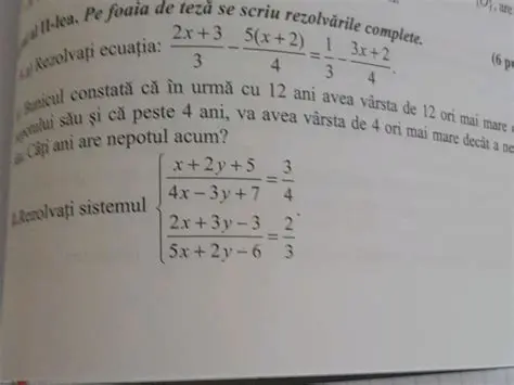 Vom rezolva sistemul de ecua