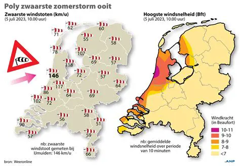 Waarschuwing voor zware windstoten: Blijf op de hoogte!