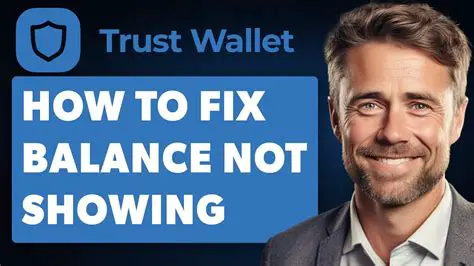 Wallet not showing balance