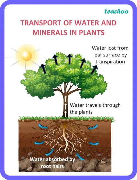 Water and mineral transport