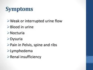 Weak or Interrupted Urine Flow