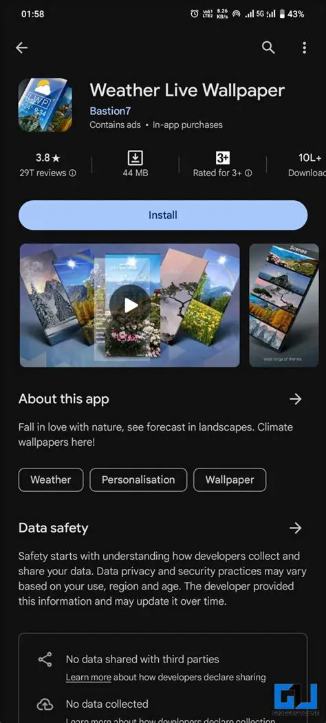 Transform Your Screen: The Ultimate Guide to Weather Live Wallpapers