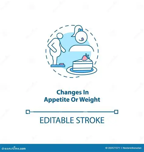 Weight and appetite changes
