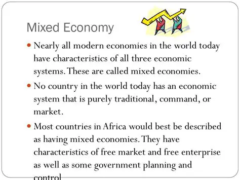 Why a Mixed Economy is a Blend of Each of the Other Types