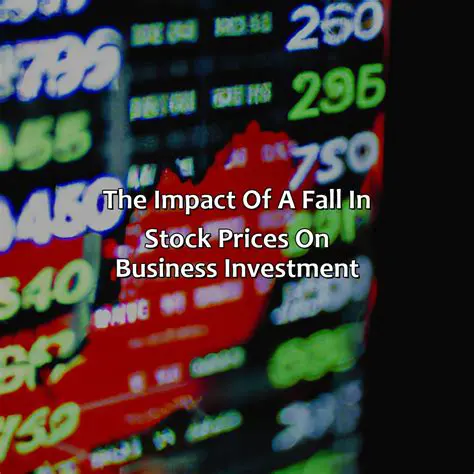 Why Businesses Decrease Investment During a Fall in Stock Prices
