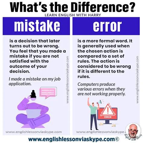 Why Fixing Errors is Necessary