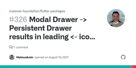 Why Persistent Drawer is Important