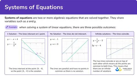 Why Systems of Equations are Important