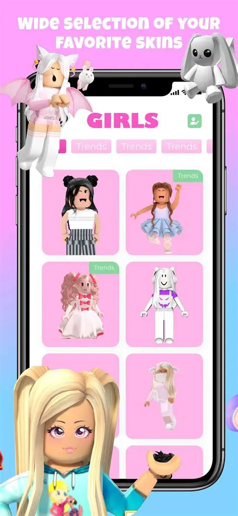 Wide Range of Skins and Clothes