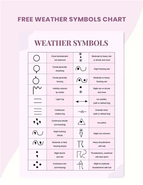 Wide variety of symbols to match