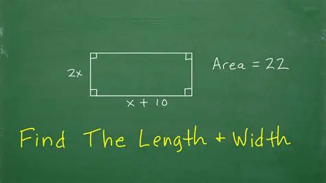 Width and Length Inequality